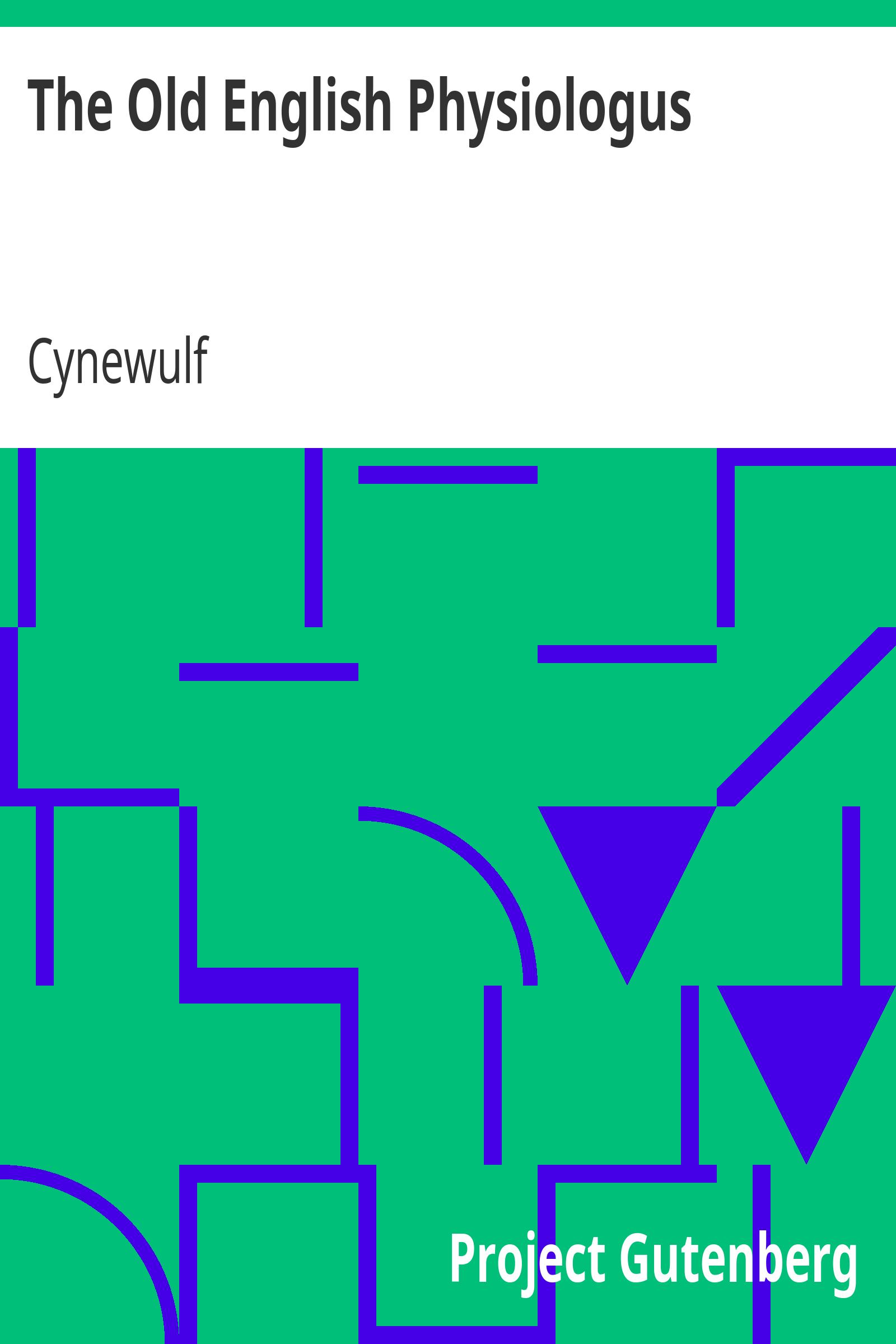 The Old English Physiologus cover