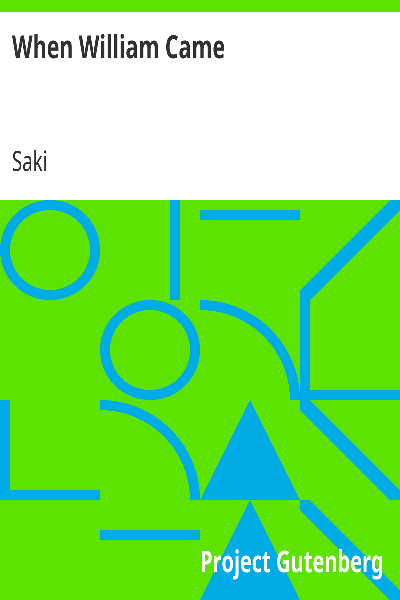 When William Came cover