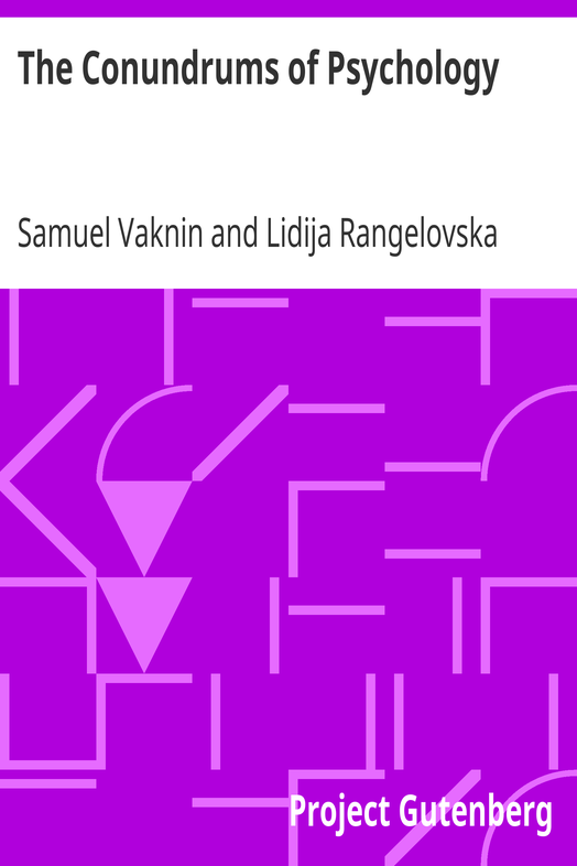 The Conundrums of Psychology cover