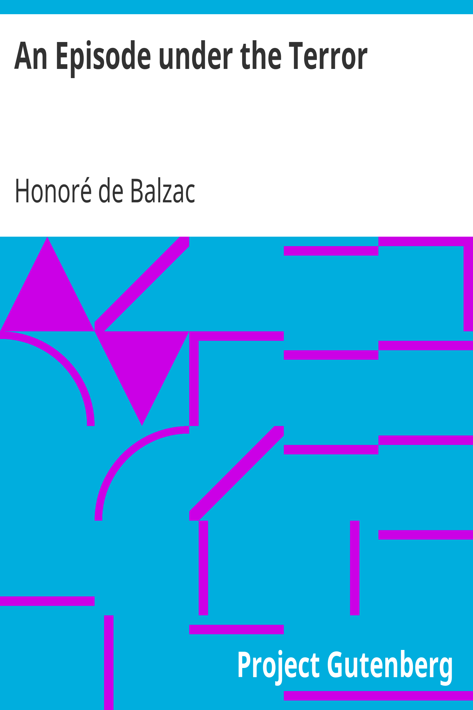 An Episode under the Terror cover