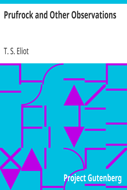 Prufrock and Other Observations cover
