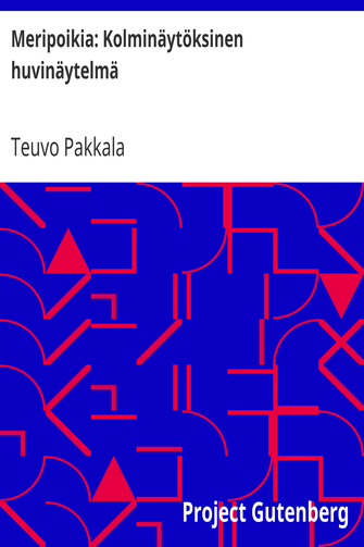 Meripoikia: Kolminäytöksinen huvinäytelmä cover
