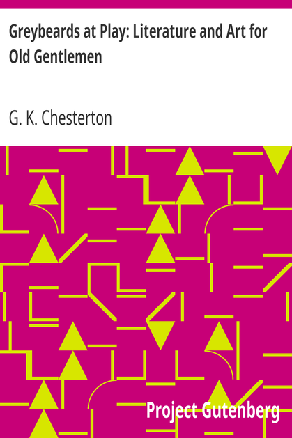 Greybeards at Play: Literature and Art for Old Gentlemen cover