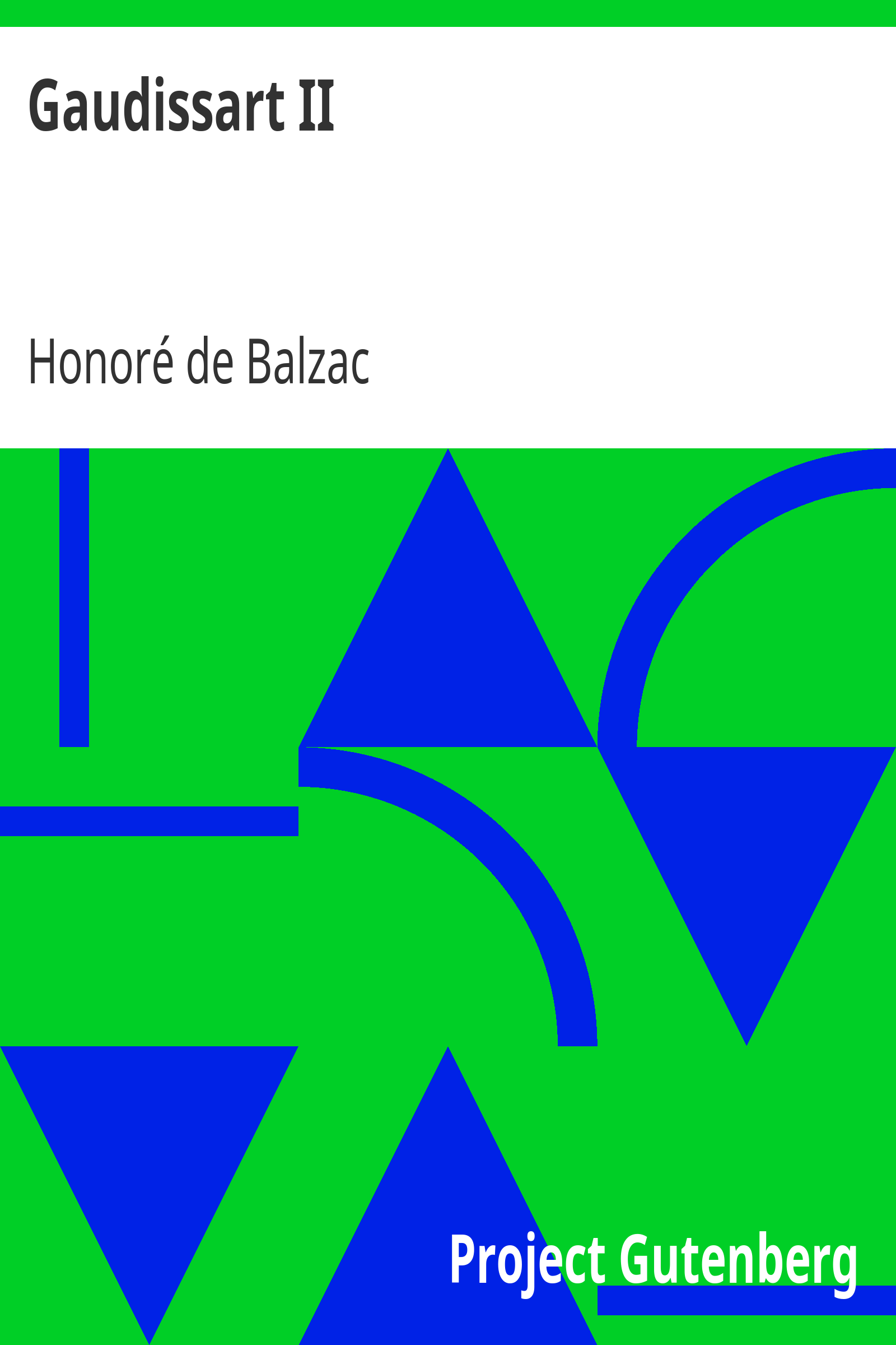 Gaudissart II cover