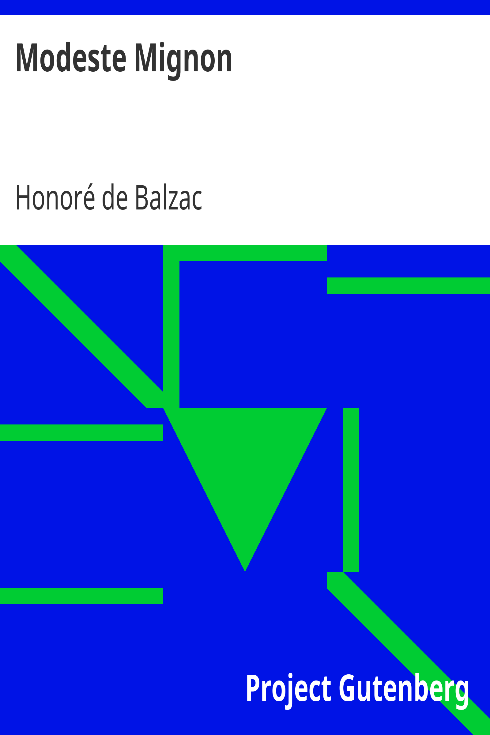 Modeste Mignon cover