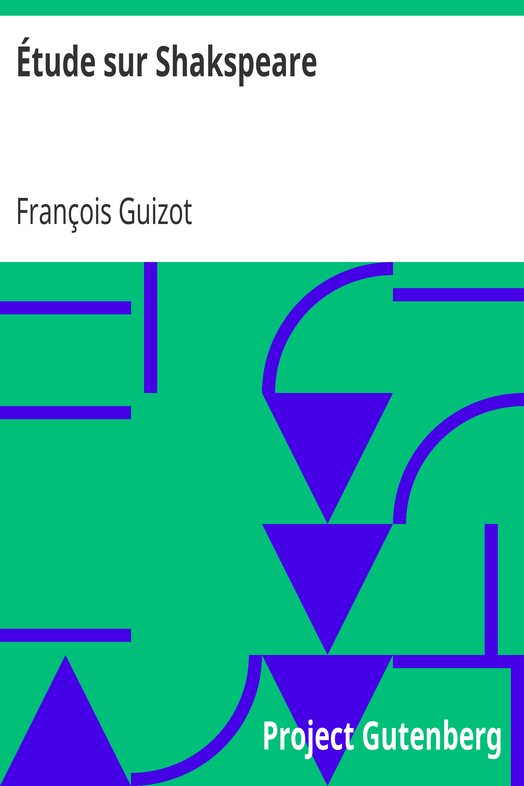 Étude sur Shakspeare cover
