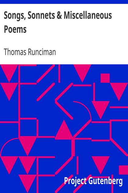 Songs, Sonnets & Miscellaneous Poems cover