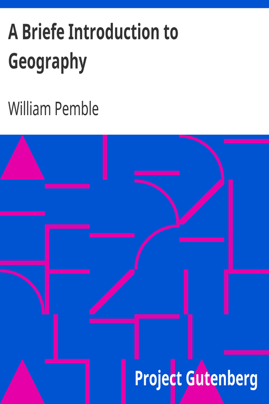 A Briefe Introduction to Geography cover