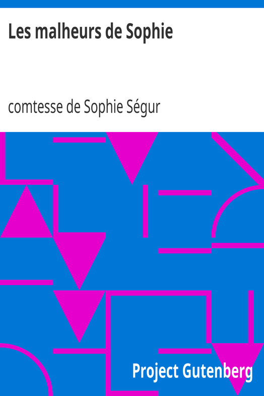 Les malheurs de Sophie cover