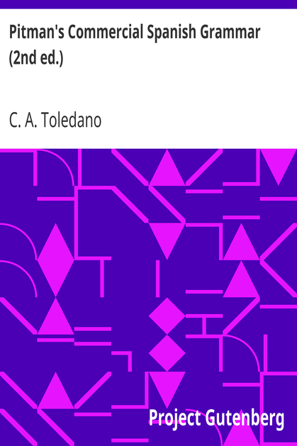 Pitman's Commercial Spanish Grammar (2nd ed.) cover