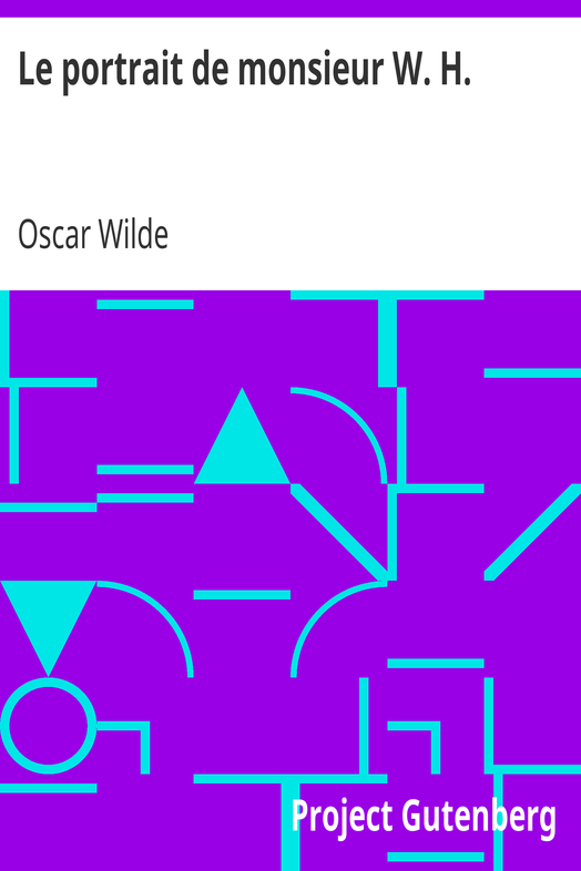 Le portrait de monsieur W. H. cover