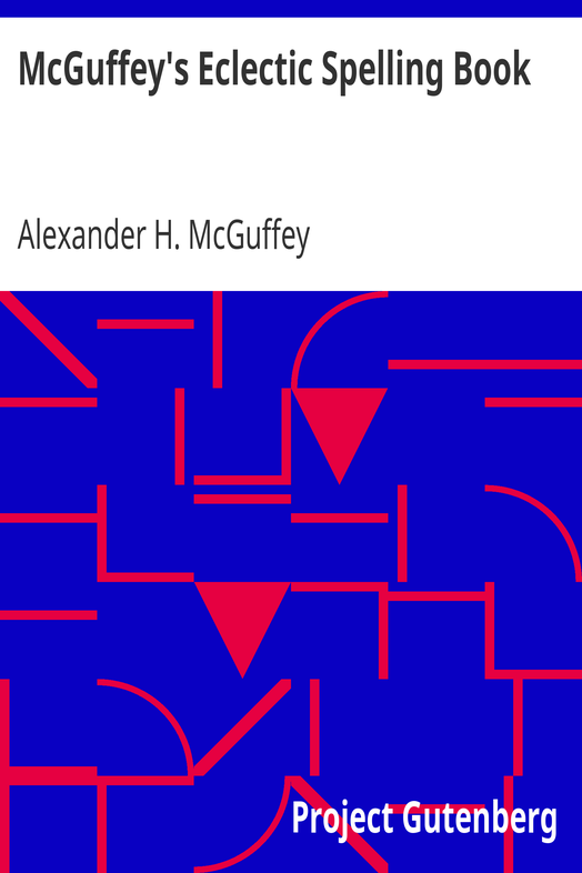 McGuffey's Eclectic Spelling Book cover
