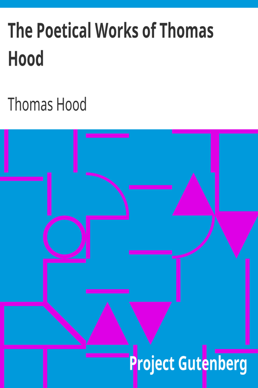 The Poetical Works of Thomas Hood cover