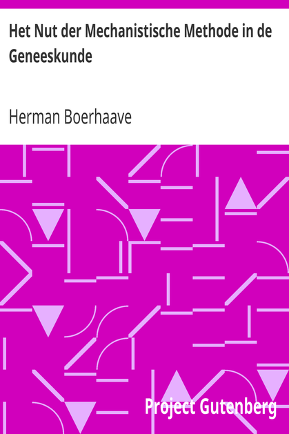 Het Nut der Mechanistische Methode in de Geneeskunde cover