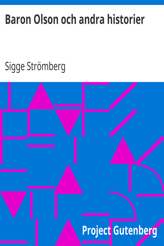 Baron Olson och andra historier cover
