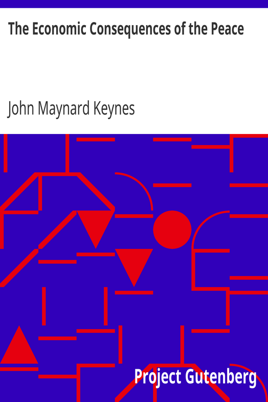 The Economic Consequences of the Peace cover