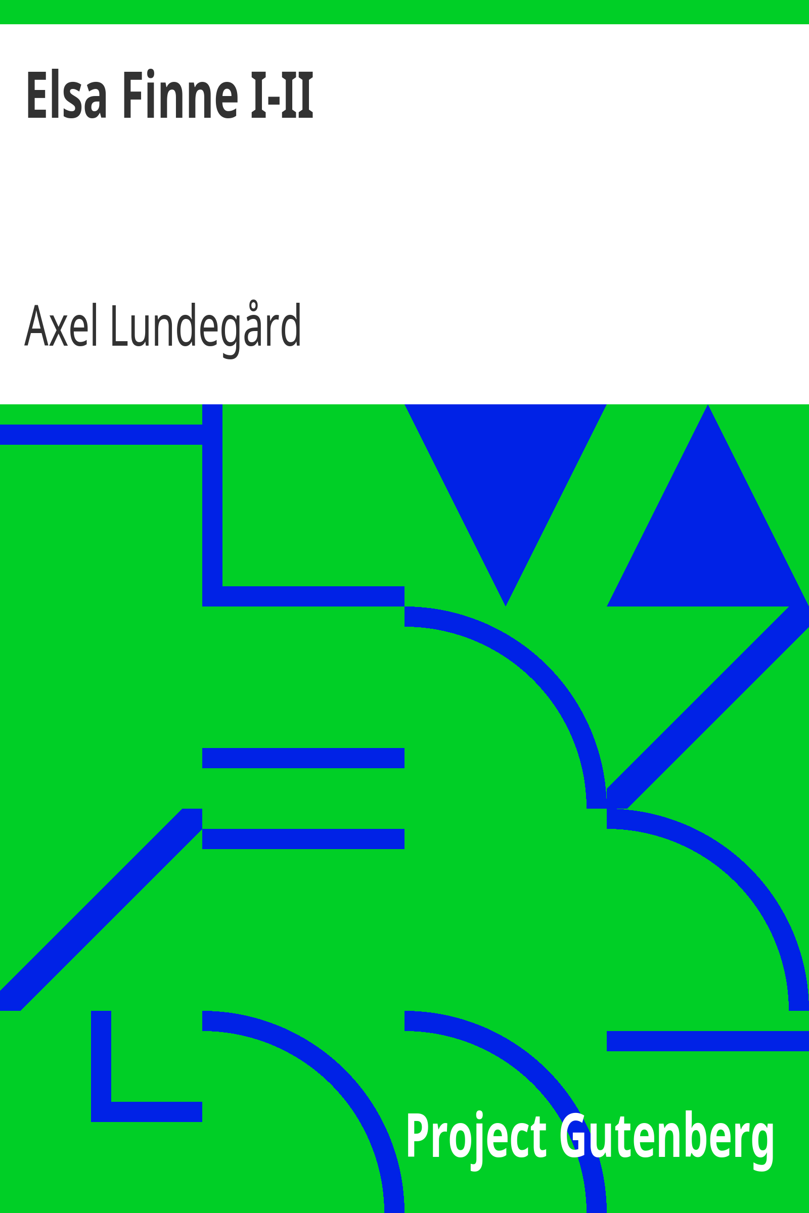 Elsa Finne I-II cover