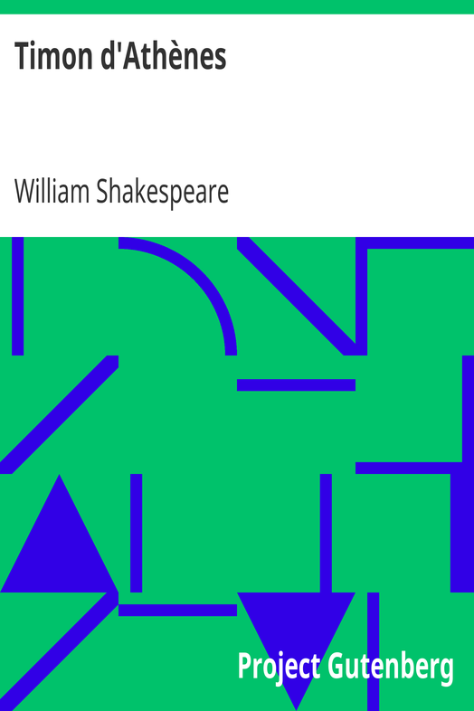 Timon d'Athènes cover