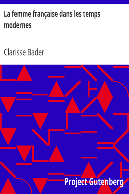 La femme française dans les temps modernes cover