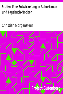 Stufen: Eine Entwickelung in Aphorismen und Tagebuch-Notizen cover