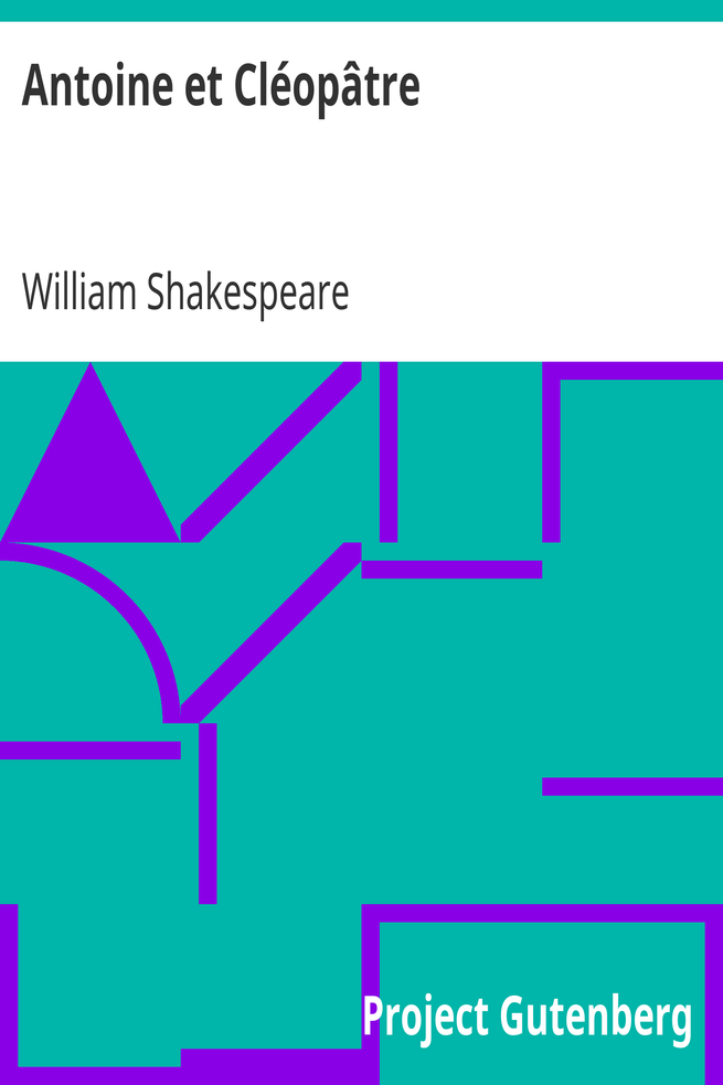 Antoine et Cléopâtre cover