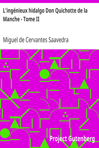 L'ingénieux hidalgo Don Quichotte de la Manche - Tome II cover