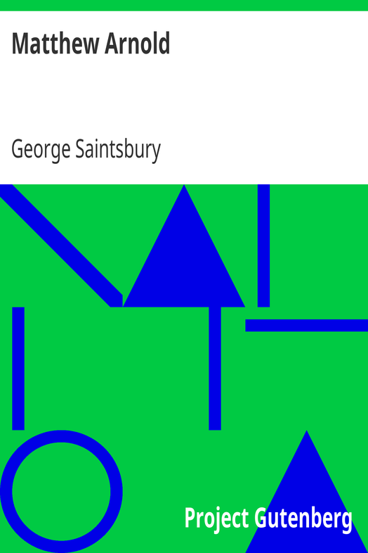 Matthew Arnold cover