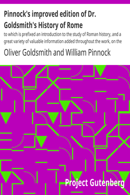 Pinnock's improved edition of Dr. Goldsmith's History of Rome / cover