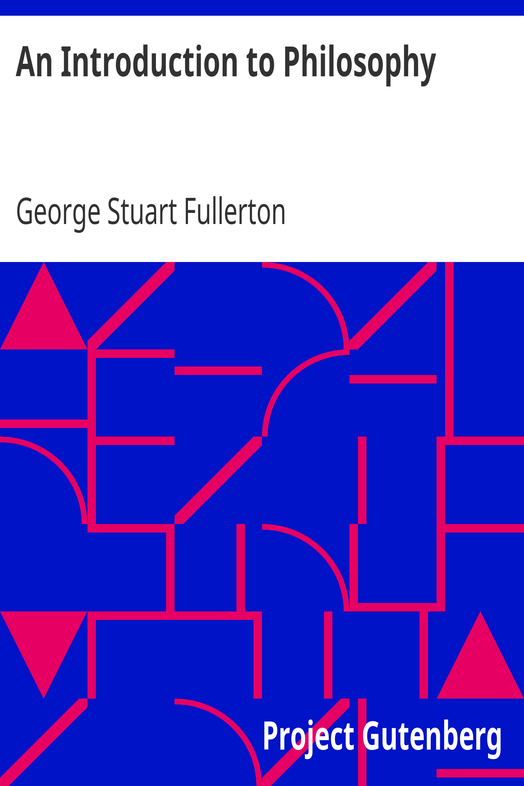 An Introduction to Philosophy cover