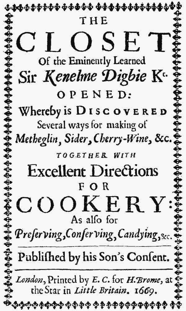 The Closet of Sir Kenelm Digby Knight Opened cover