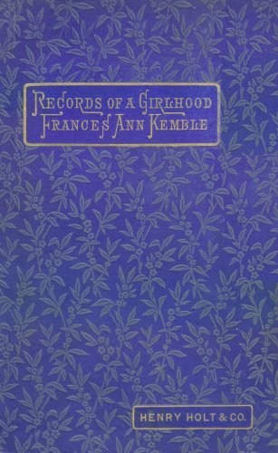 Records of a Girlhood cover