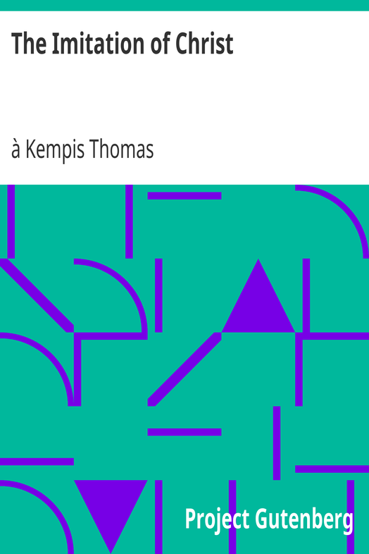 The Imitation of Christ cover