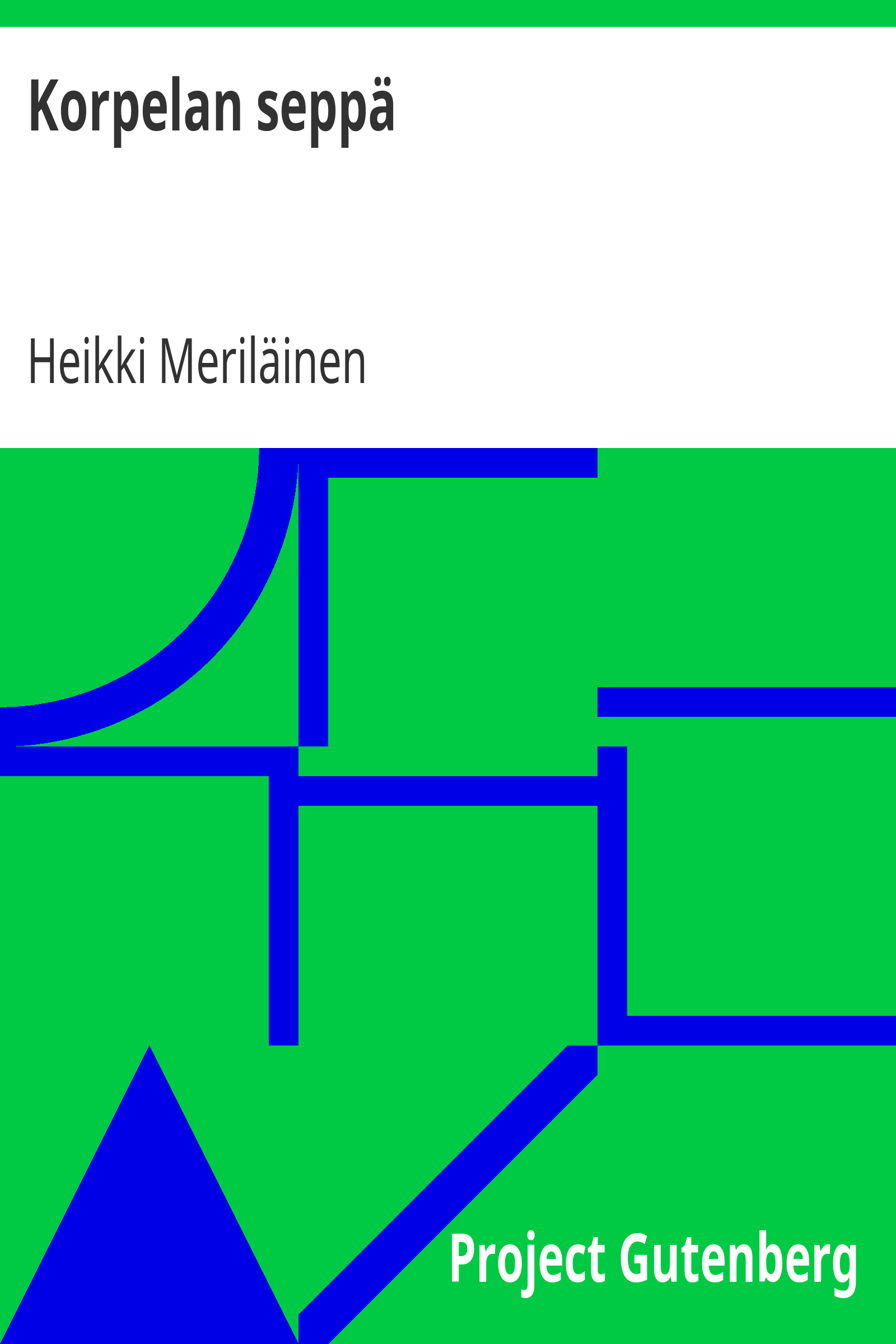 Korpelan seppä cover