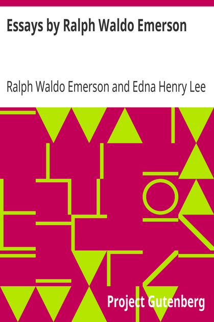 Essays by Ralph Waldo Emerson cover
