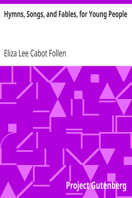 Hymns, Songs, and Fables, for Young People cover