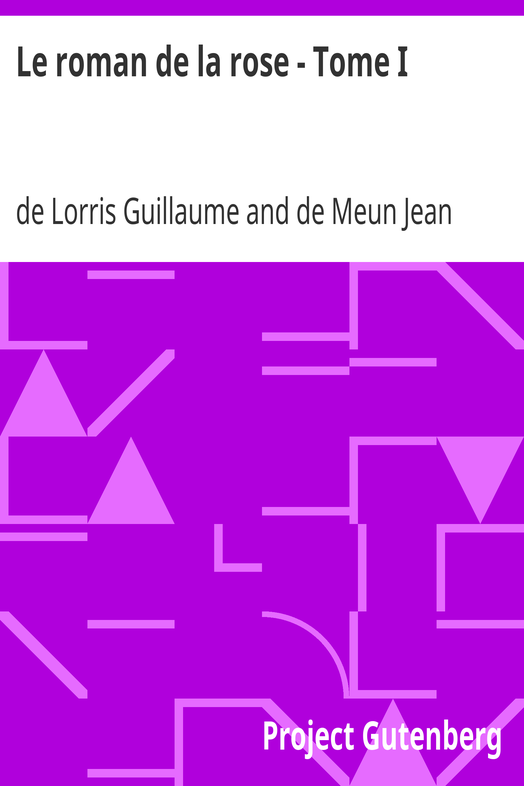 Le roman de la rose - Tome I cover