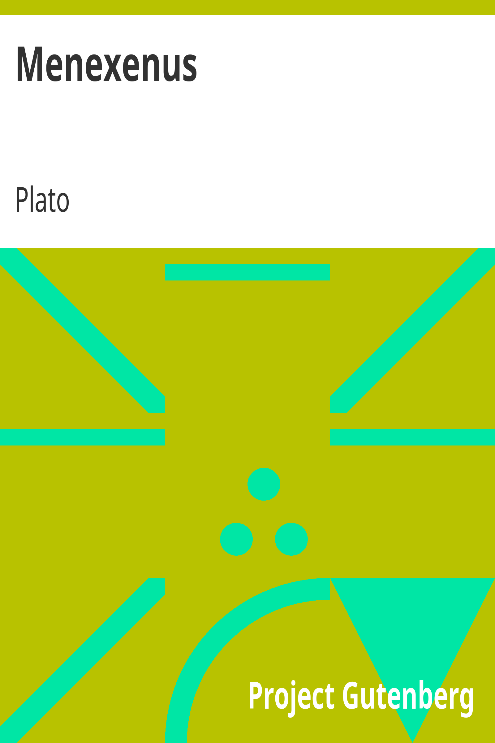 Menexenus cover