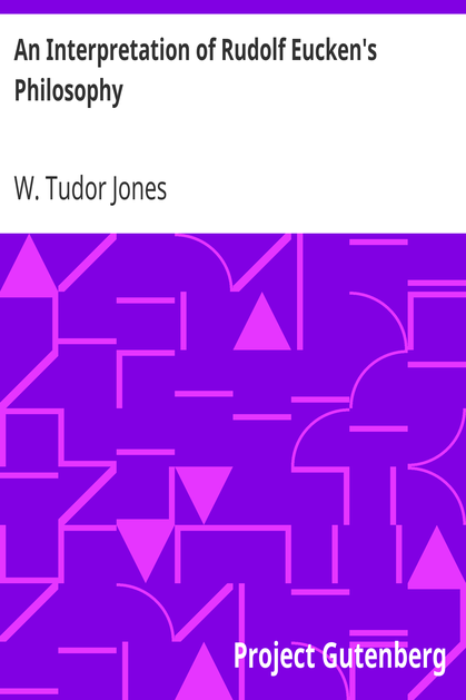 An Interpretation of Rudolf Eucken's Philosophy cover