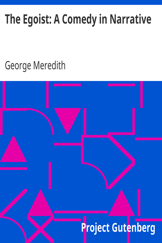 The Egoist: A Comedy in Narrative cover