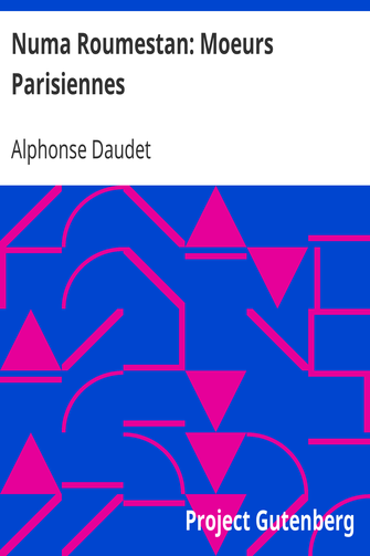Numa Roumestan: Moeurs Parisiennes cover
