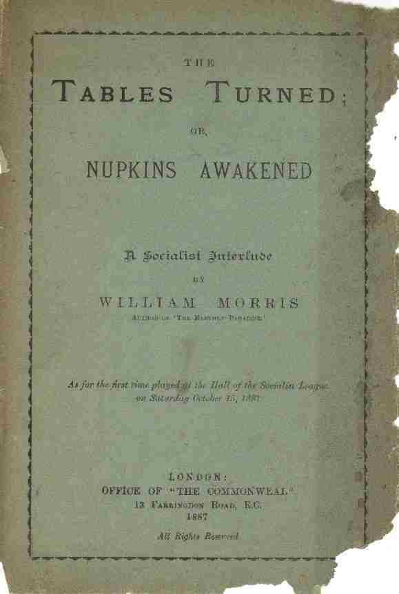 The Tables Turned; or, Nupkins Awakened. A Socialist Interlude cover