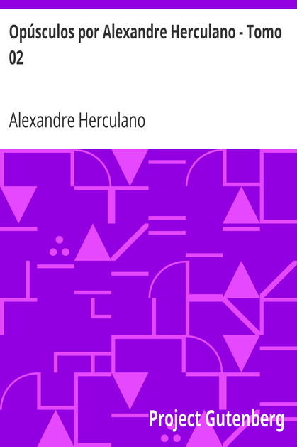 Opúsculos por Alexandre Herculano - Tomo 02 cover