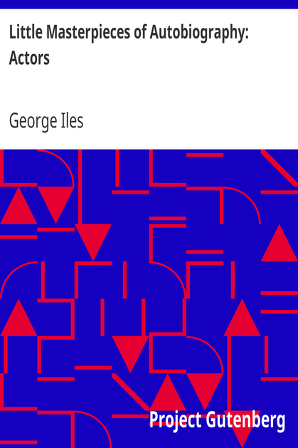 Little Masterpieces of Autobiography: Actors cover