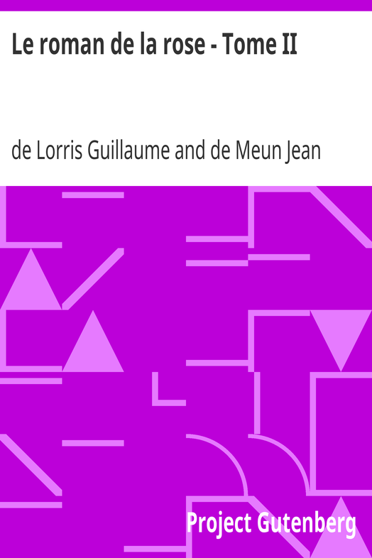 Le roman de la rose - Tome II cover
