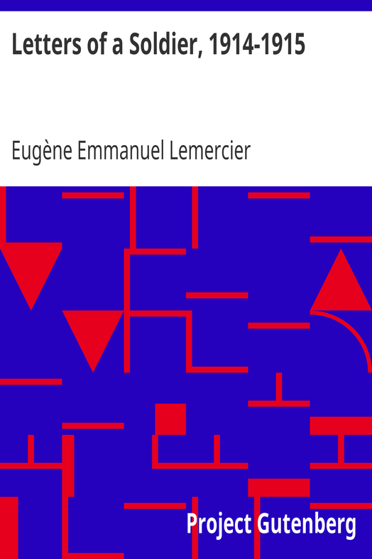 Letters of a Soldier, 1914-1915 cover