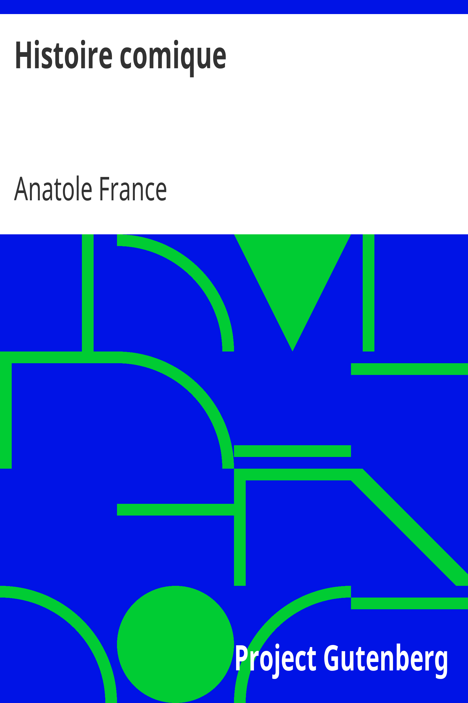 Histoire comique cover