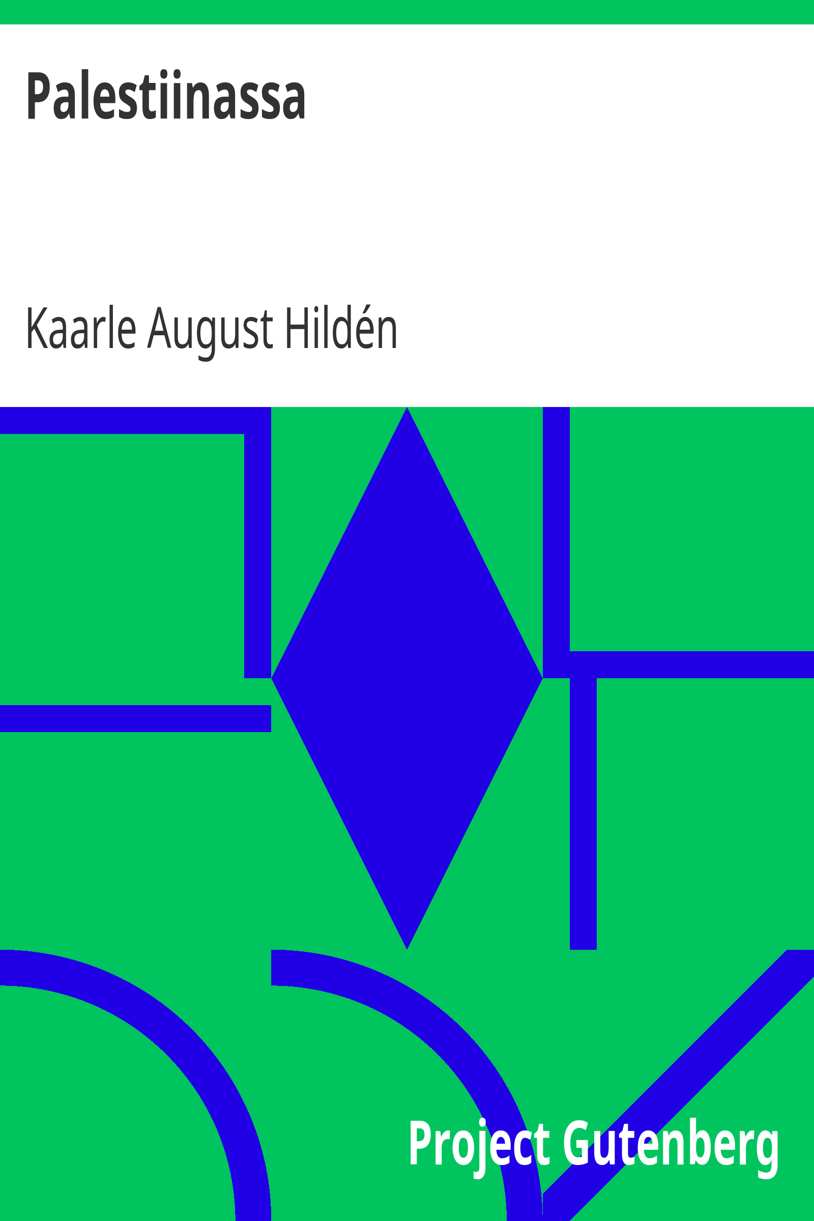 Palestiinassa / Matkamuistelmia cover