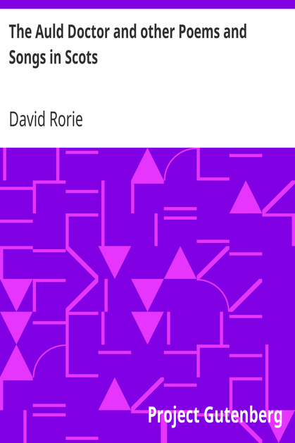The Auld Doctor and other Poems and Songs in Scots cover