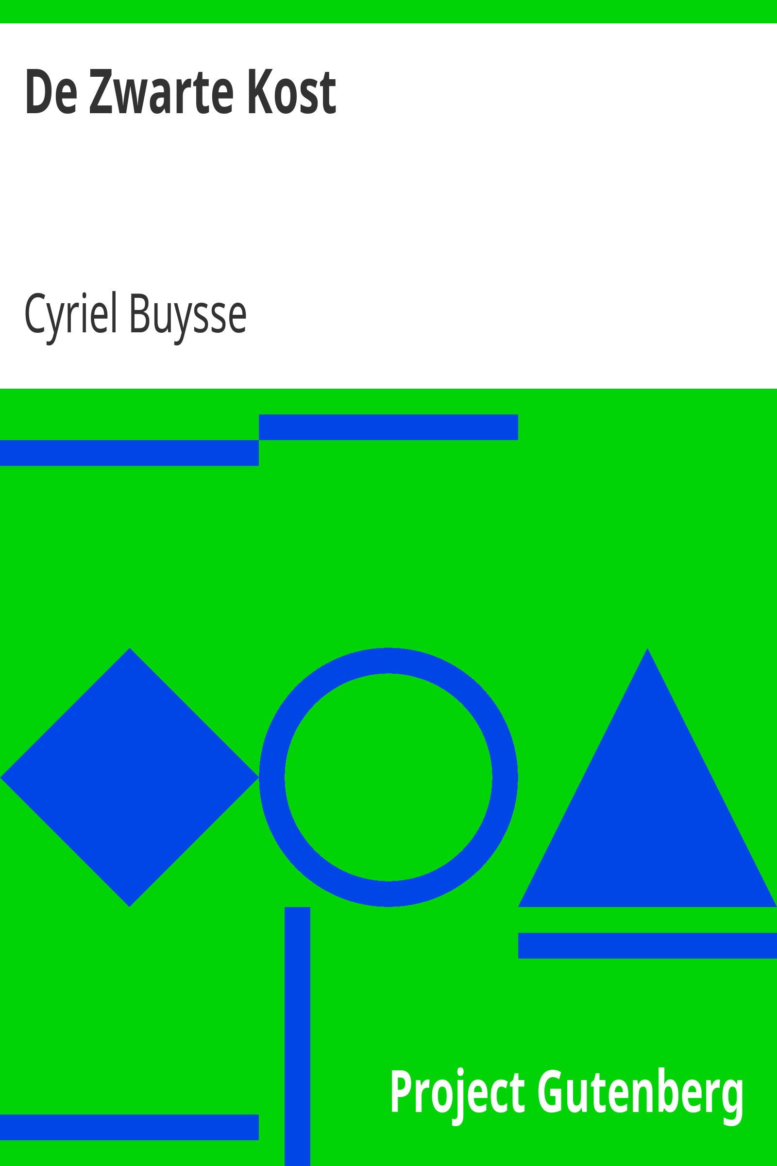 De Zwarte Kost cover