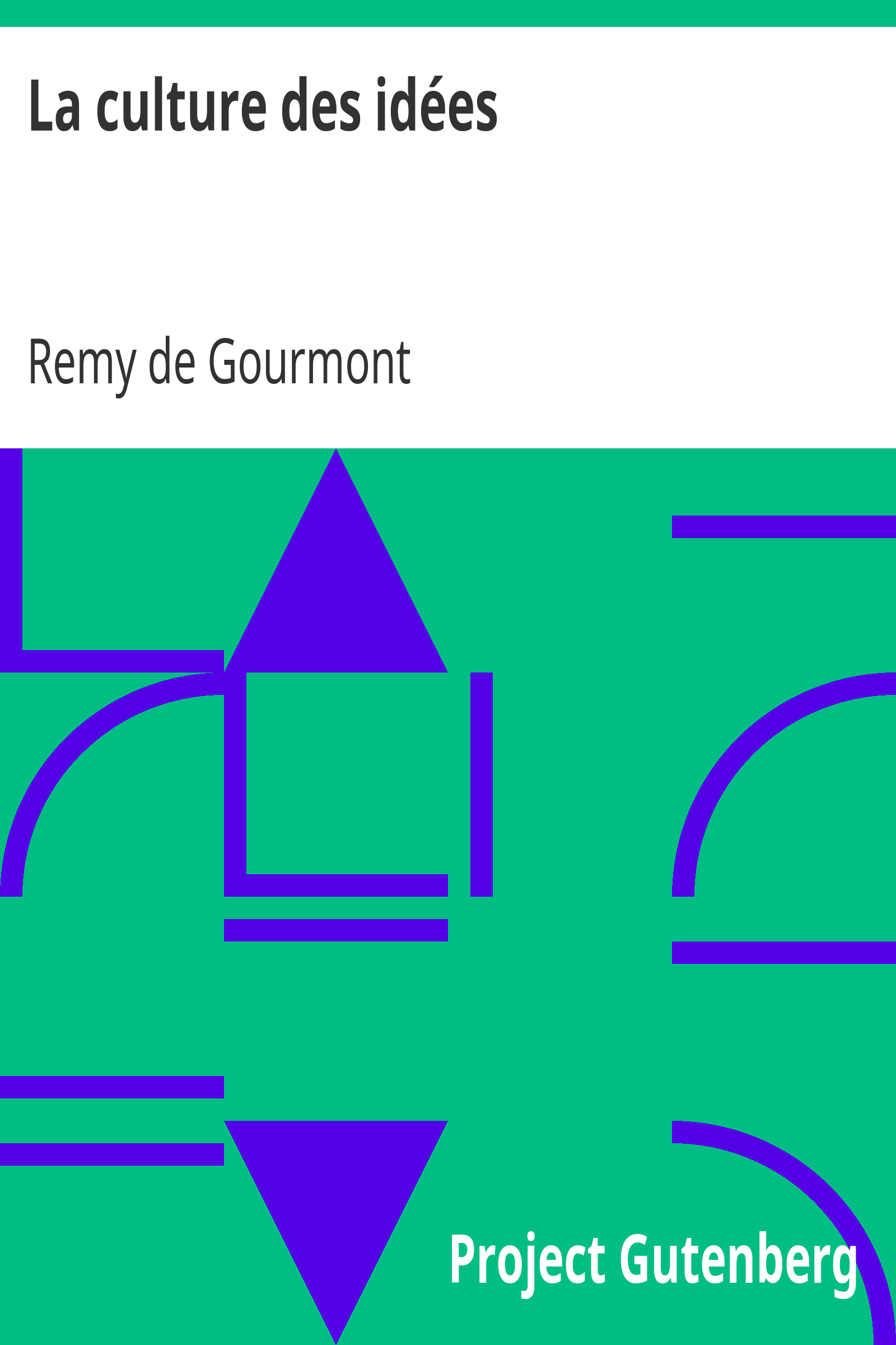 La culture des idées cover